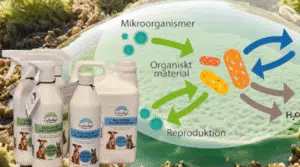 Biologisk rengjøringsmiddel og luktfjerner