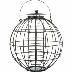 Utefuglautomat til meiseboller i metall ø22 x 240cm sort