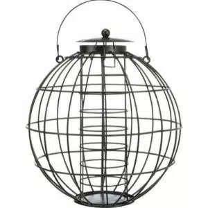 Utefuglautomat til meiseboller i metall ø22 x 240cm sort