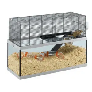 FP Gabry 80 svart/glass 79x30.5x51.4cm