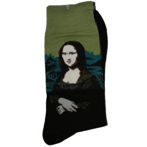 Sokk med Mona Lisa Motiv