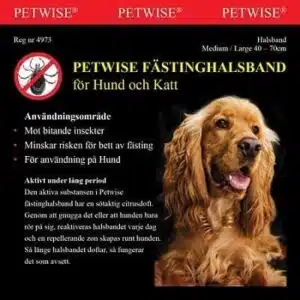 Petwise flåtthalsbånd 40-70 cm