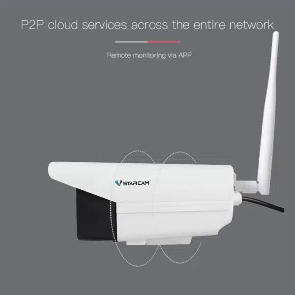 Vstarcam C18S IP-Kamera Fullfarge Utekamera Vanntett