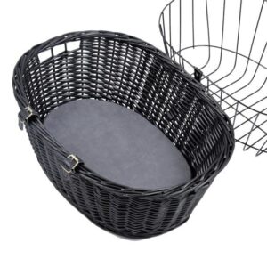 Sykkelkurv med gitter 50x41x35