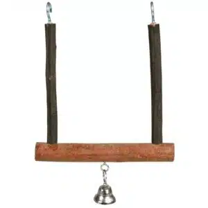 Huske naturtre med bjelle 12x15cm