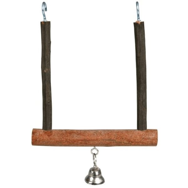 Huske naturtre med bjelle 12x15cm