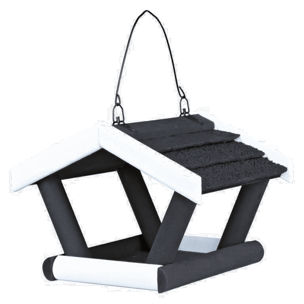 Natura hanging fugle automat 17 Ã— 19 Ã— 14 cm black/white