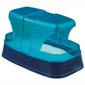Sandbad/toalett for hamster og mus 17Ã—10Ã—10 cm.
