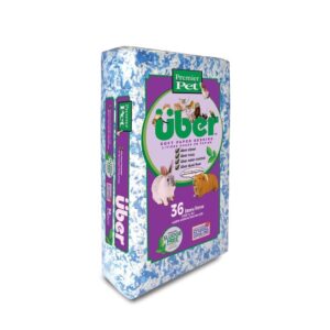 ÃœBER Papirstrø Blå & Hvit