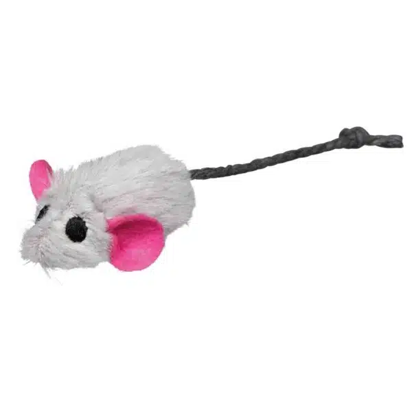 6 pk pelsmus med catnip 5cm