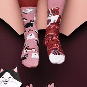 Sokk Katt Rosa