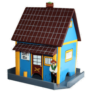 Fuglemater sheriff office glendale 26x23x28cm