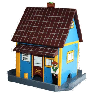 Fuglemater sheriff office glendale 26x23x28cm