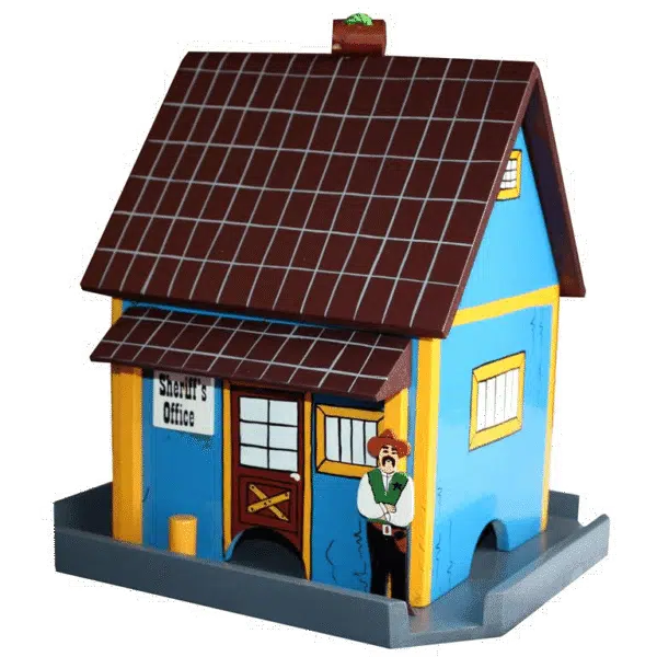 Fuglemater sheriff office glendale 26x23x28cm