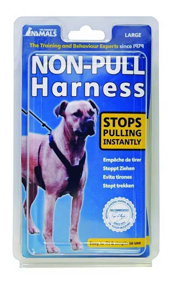 Gå pent sele coa non-pull harness svart