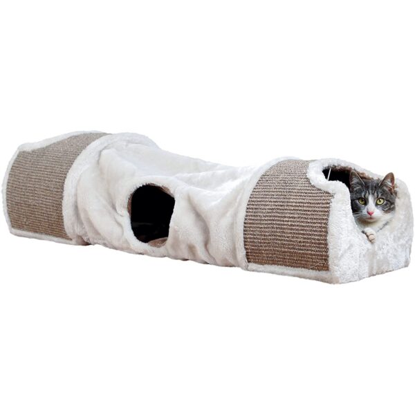 Kloretunnel-kosehule katt og hund 110 Ã— 30 Ã— 38 cm, sammenleggbar