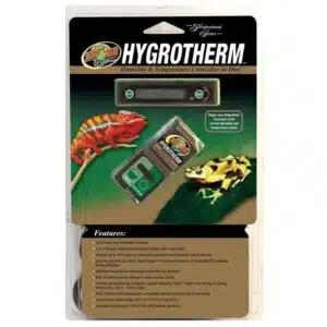 Zoo med hygrotherm luftfuktighets- & temperaturmåler