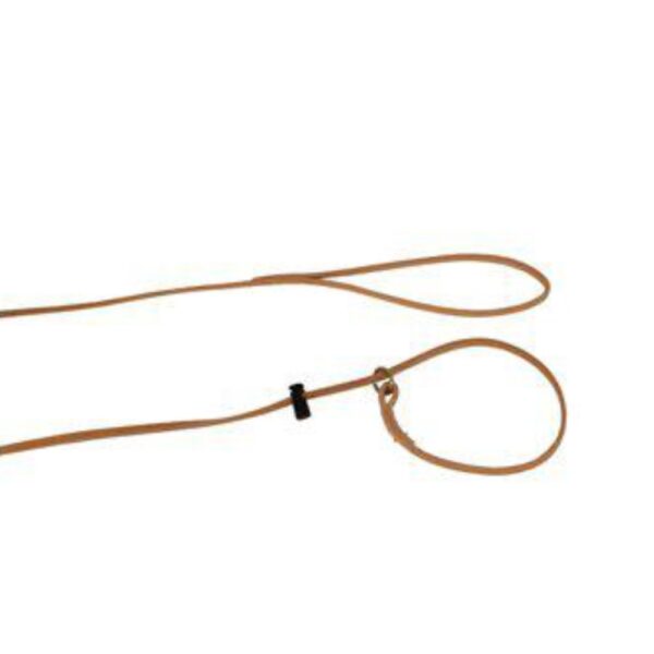 Alac Utstillingskobbel Lær Retriever Ring med stopp 6mm x 160cm