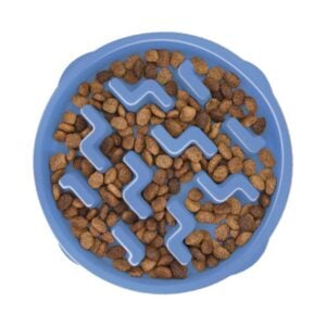 OH Matskål Fun Feeder Slow Bowl Spis-Sakte-Skål Blå (2 størrelser)