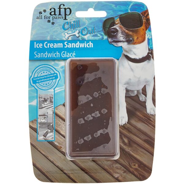 AFP Chill Out Ice Cream Sandwich, Kjøleleke Hundeleke 20x10x3 cm