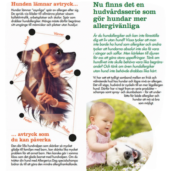 Allergenius Spesialsjampo Katt – reduserer mengden allergen
