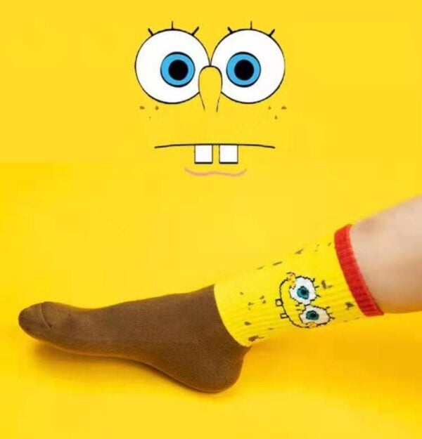 Sokker med Svampebob Karakterer