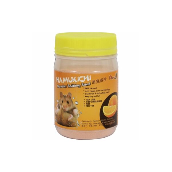 Hamukichi badesand til hamster med apelsinlukt