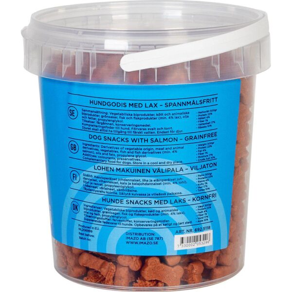 Hundegodt-trening snacks 500gram i bøtte