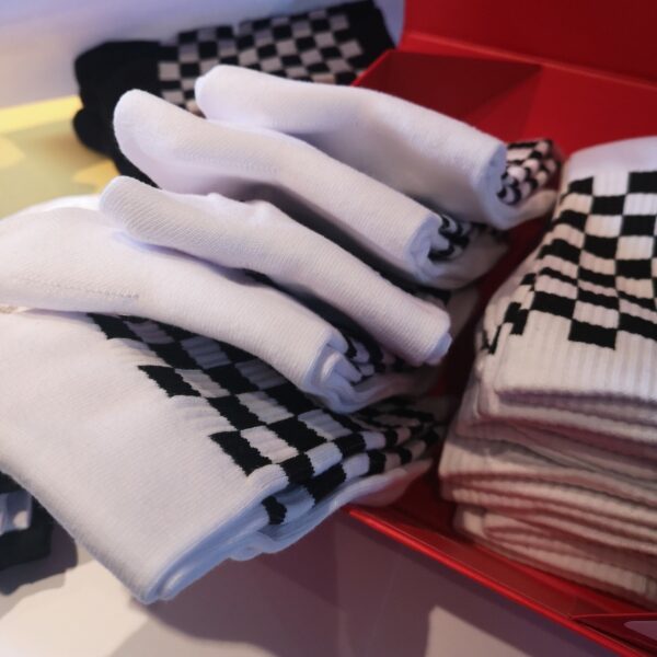 Black and White Sportssokk