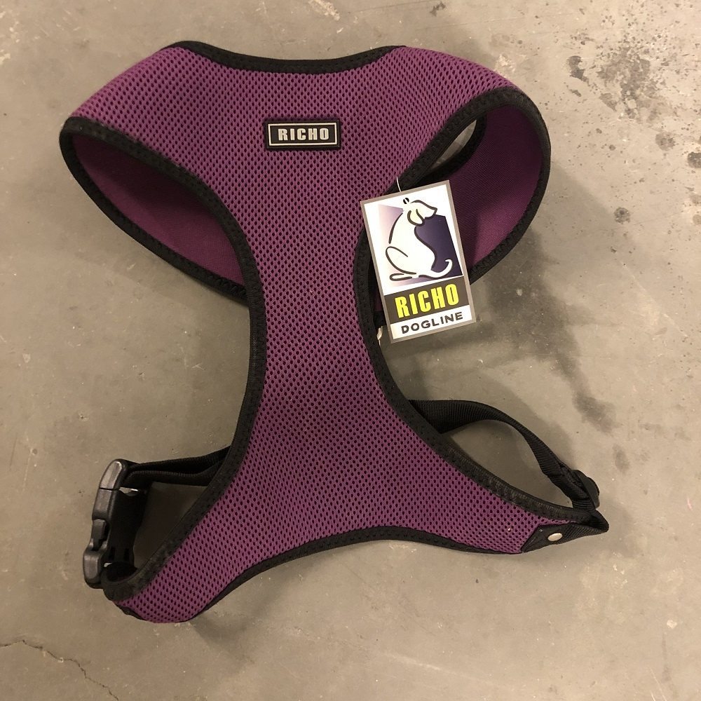 Richo Soft Hundesele - Purple-Lilla
