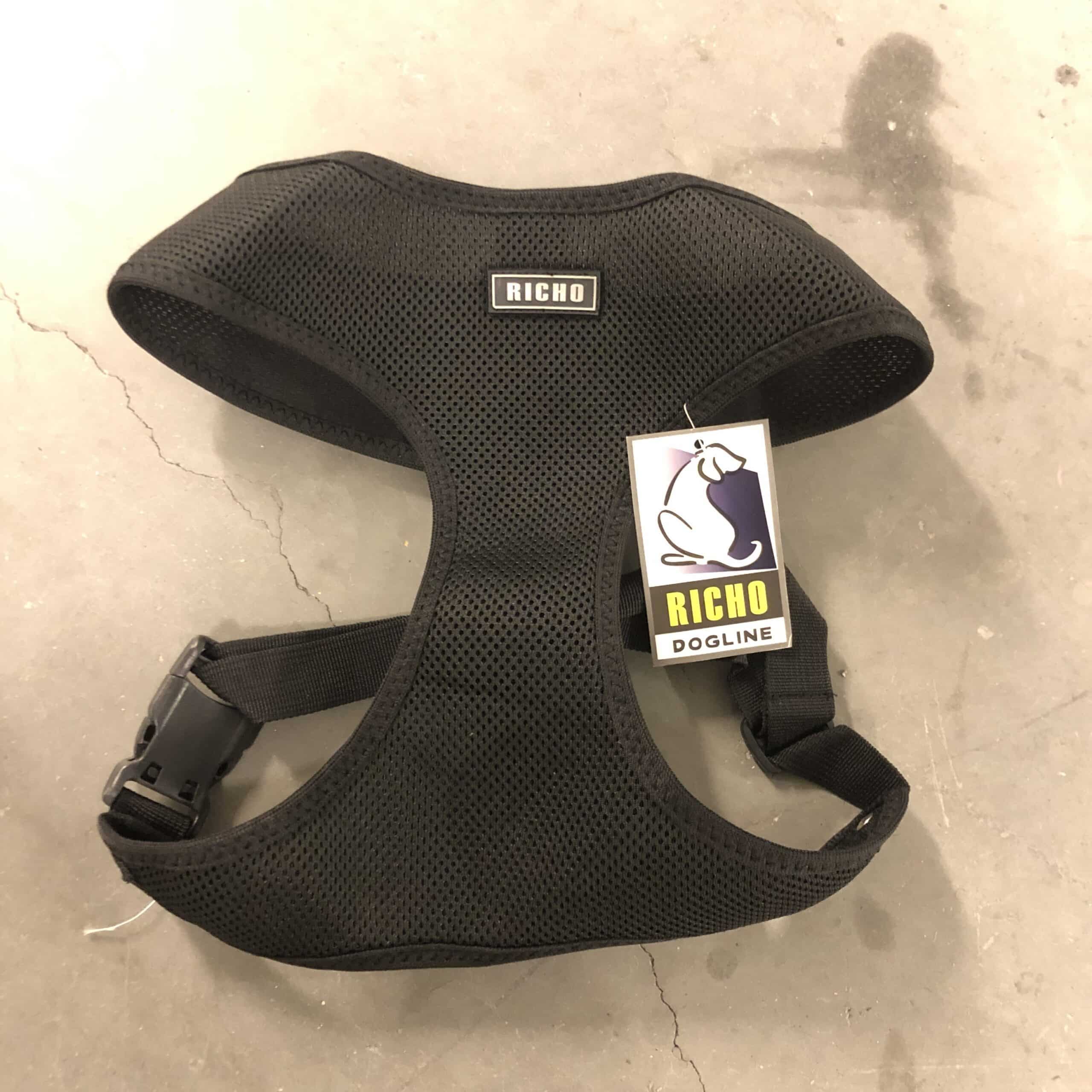 Richo Soft Hundesele - Svart X