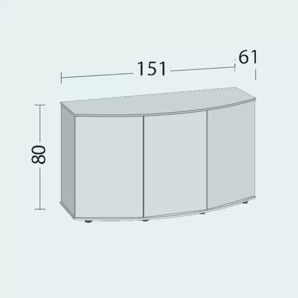 Juwel Akvariebord Sbx Vision 450 151x61x80cm