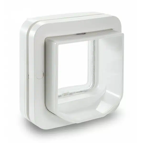Kattedør Sureflap for Chip, Brun el. Hvit 14,2x12 Cm