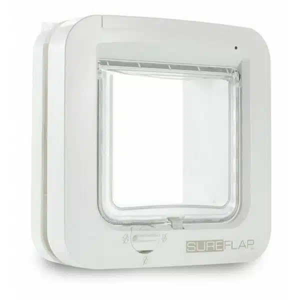 Kattedør Sureflap for Chip, Brun el. Hvit 14,2x12 Cm