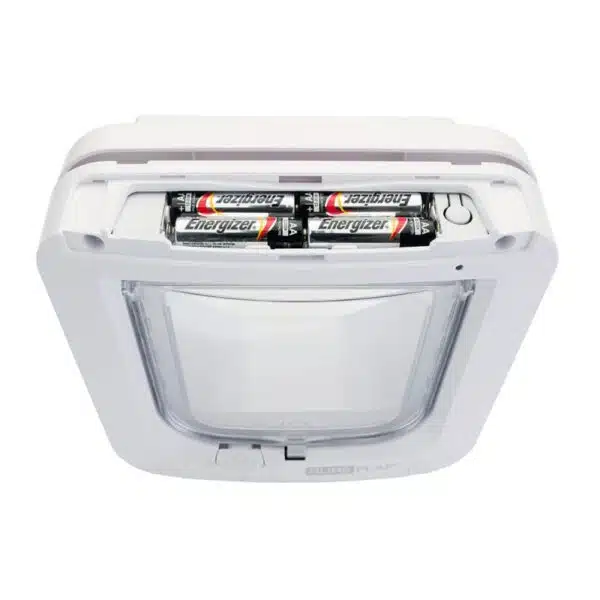 Kattedør Sureflap for Chip, Brun el. Hvit 14,2x12 Cm