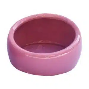 Keramikkskål ergonomisk lys rosa