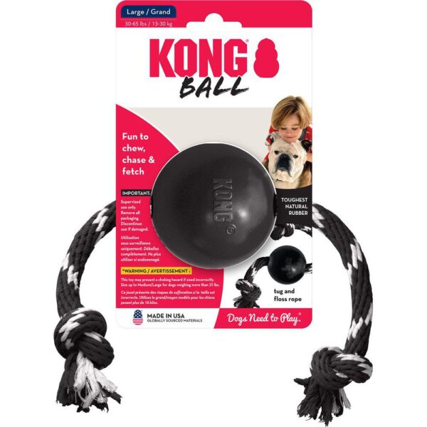 Kong Extreme ball med tau L Ã˜7.5cm