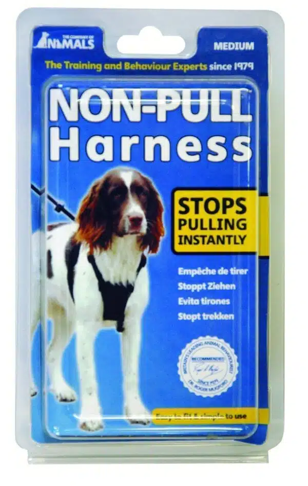 Gå pent sele coa non-pull harness svart