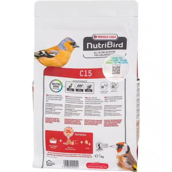 Nutribird C15 Pellets For Kanarie Og Fink 1Kg
