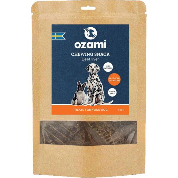 Ozami Premium Beef Liver Hundesnacks Storfe 150gÂ 