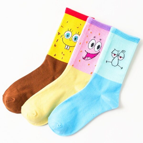 Sokker med Svampebob Karakterer
