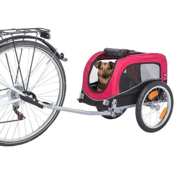 Trixie Sykkelvogn for hund (rød)