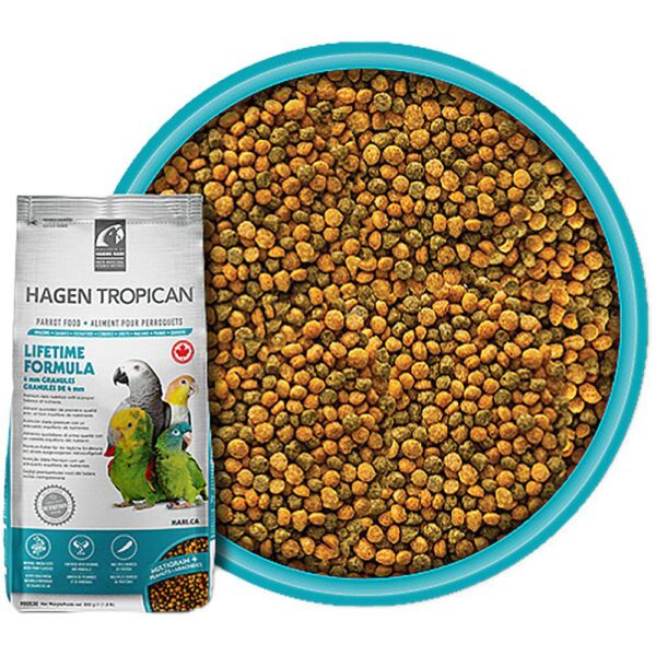 Tropican fullfÃ´rpellets papegøyer, Lifetime formula