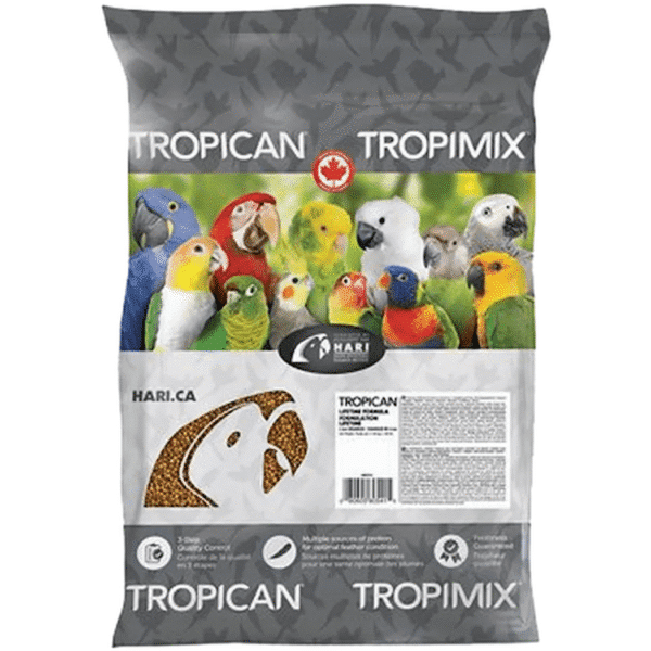 Tropican fullfÃ´rpellets papegøyer, Lifetime formula