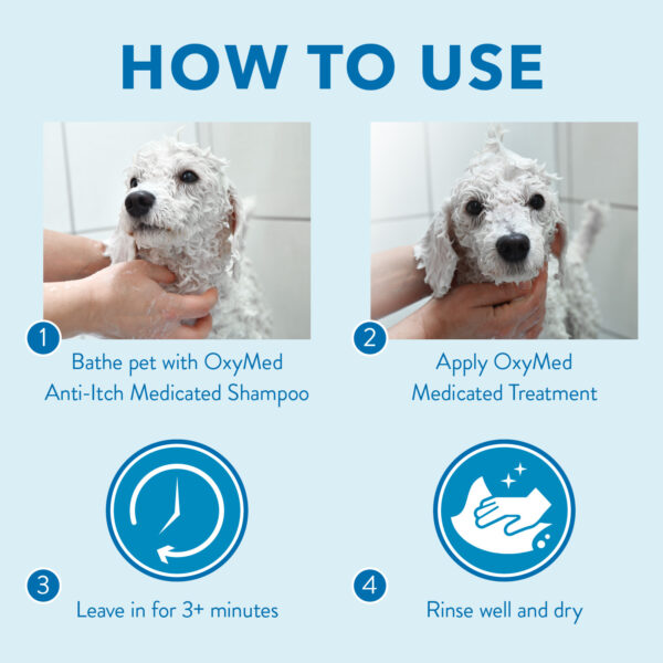 Tropiclean OxyMed Outmeal shampoo