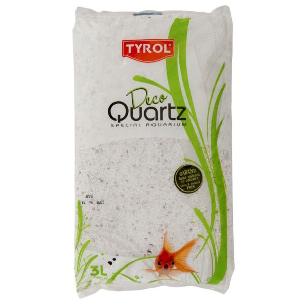 Tyrol akvariegrus Snow White 2-3 mm Deco Quartz 4kg