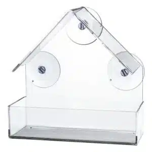 Utefuglautomat til vindusrute m/sugekopper 225ml 15x15x6cm