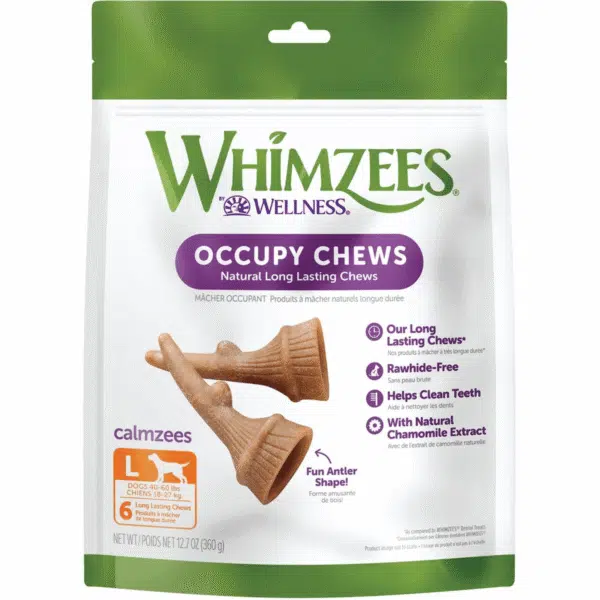 Whimzees Occupy Antler Dental Vegetar Tygg i pose