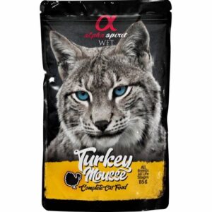 Alpha Spirit - Mousse - Kalkun - Monoprotein VåtfÃ´r Katt