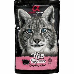 Alpha Spirit - Mousse - Skinke - Monoprotein VåtfÃ´r Katt